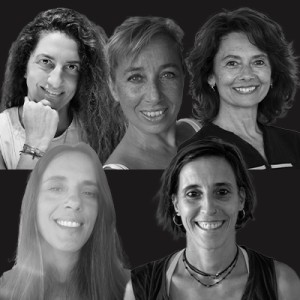 Mª Ángeles Iglesias, Beatriz Wyser, Rosa Nuñez, Laura Fillola y Cristina Lupón
